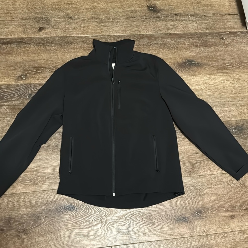 St. John’s bay water resistant black jacket small